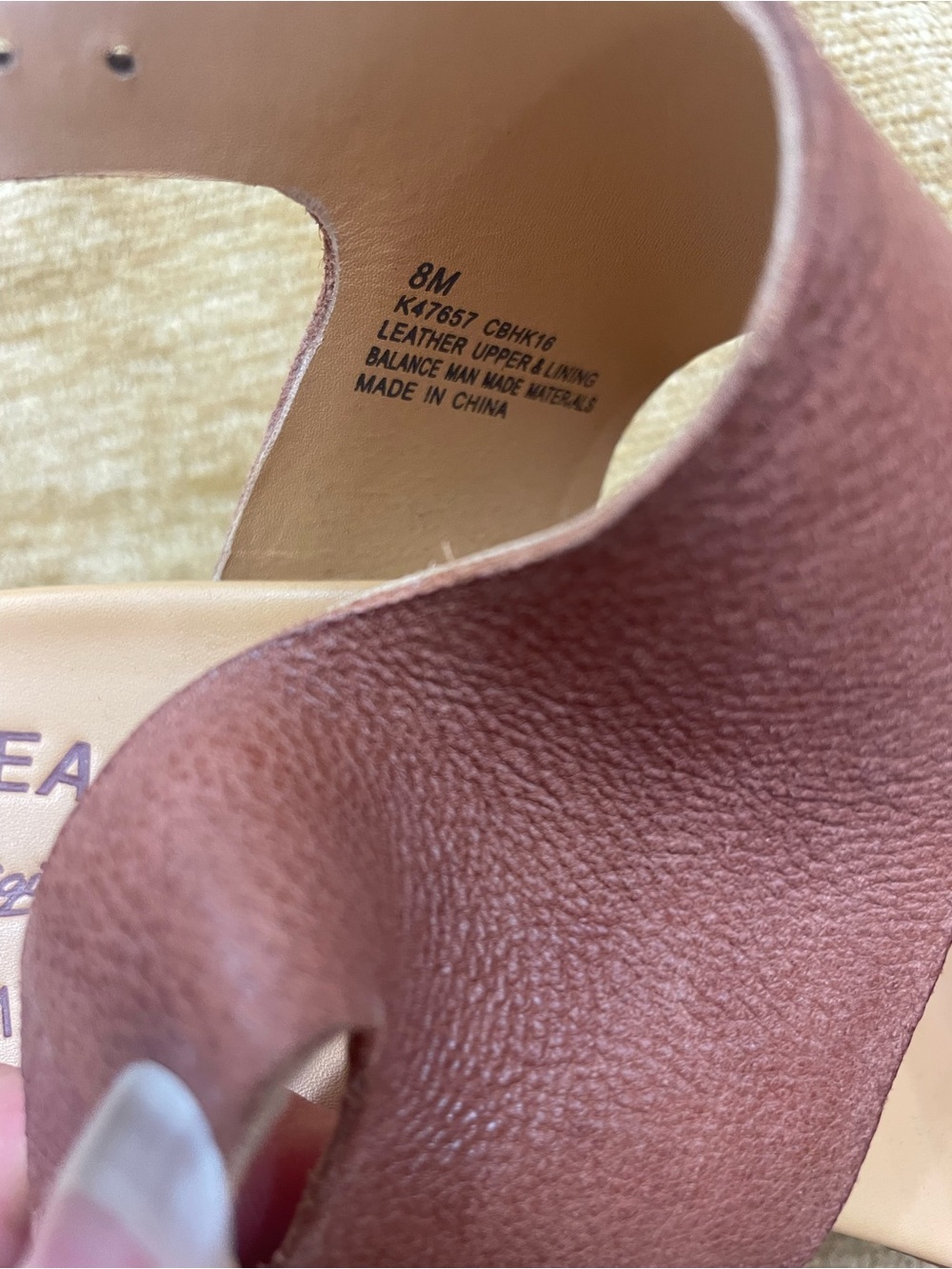 Kork-Ease Women’s Brown Leather size 8, platform Slingback Sandals - Picture 8 of 8
